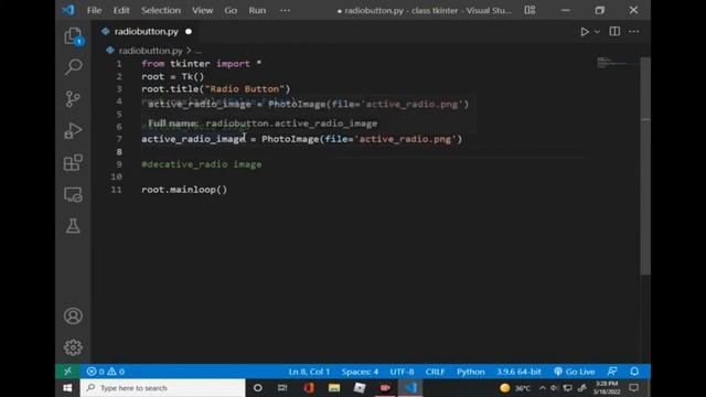 How to Create Radio Button in Python Tkinter смотреть онлайн