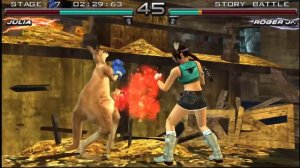 Tekken 5: Dark Resurrection. Julia Chang - Story Battle. PSP Gameplay.