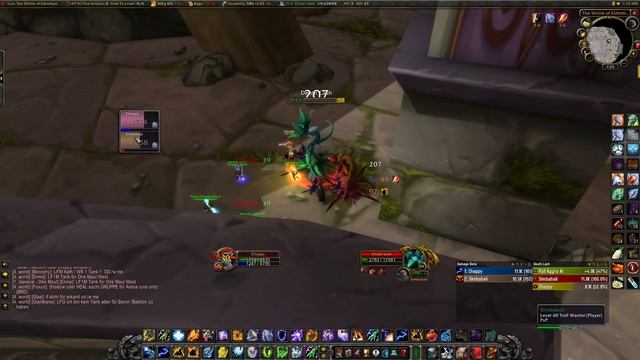 DM East Jump Run DUO | Warrior/Shaman | World of Warcraft Classic смотреть онлайн
