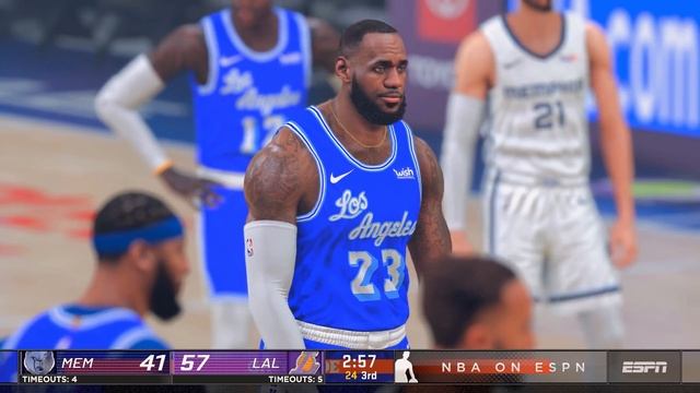 NBA 2K21 Ultra Modded Showcase | Grizzlies vs. Lakers | PC Overhaul смотреть онлайн