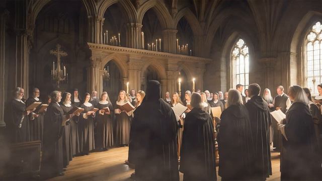 Gregorian Chant Prayer From A Gothic Cathedral - Gregorian Chant Catholic - Gregorian Hymns
