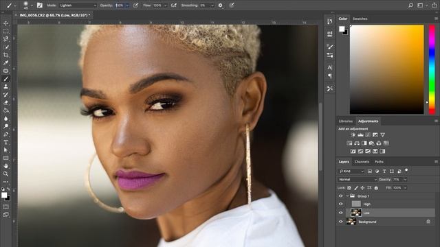 Film/ Vintage Retouching Timelapse I Frequency Separation | Adobe Photoshop & Lightroom: Free Prese смотреть онлайн