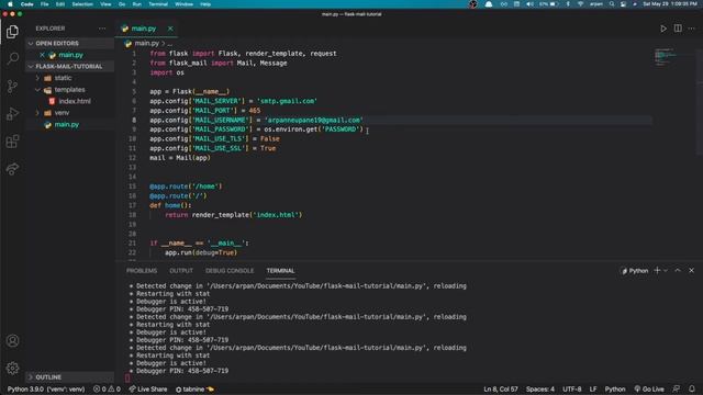 How to Send Emails with Flask Using Python смотреть онлайн