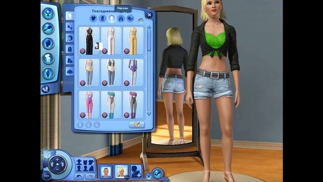 The Sims 3 - стильные 70е,80е,90е - каталог (Обзор)