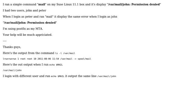 Permission denied linux mail command (2 Solutions!!) смотреть онлайн