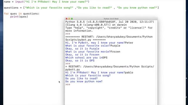 Project: PyBot - Python Bot | Python Tutorial for Kids in Hindi (Aged 13+) | Learn With Fun смотреть онлайн