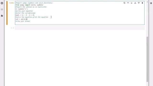 Solve quadratic equations using python смотреть онлайн