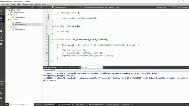 Qt QProgressBar | Functions, Properties And Signal-Slots | Qt C++ | Qt Creator | Qt Tutorial смотреть онлайн