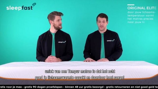 Tempur Original Elite 25cm matras review - Sleepfast