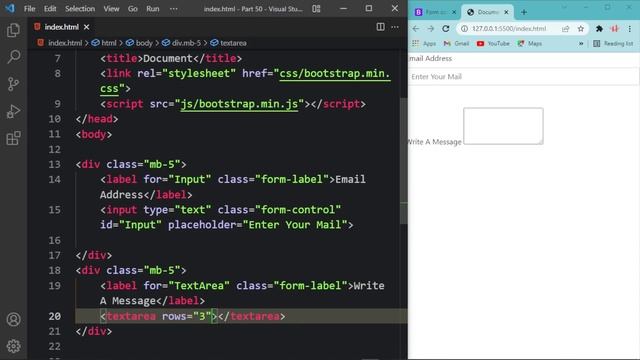 47. Bootstrap 5 Form Controls Bangla Tutorial смотреть онлайн