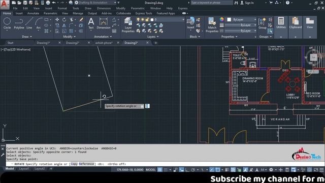 Chapter 16 | Modify Commands | How to Move , Copy & Rotate in AutoCAD смотреть онлайн