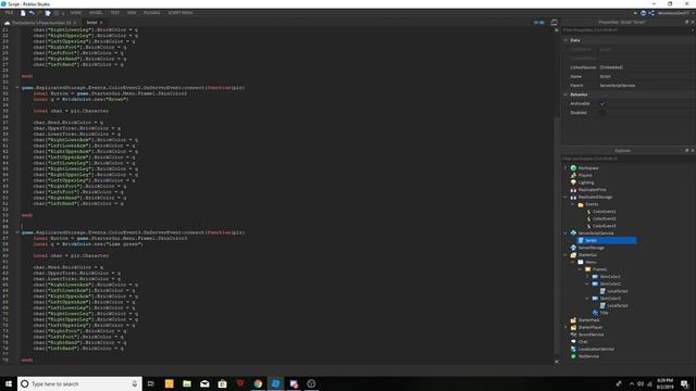 [PART 1] Roblox Scripting - Character Customization! FILTERING ENABLED!