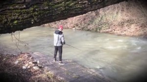 Рыбалка в реках Крыма(Кача, Бельбек).Крым 2020.Охота на форель.