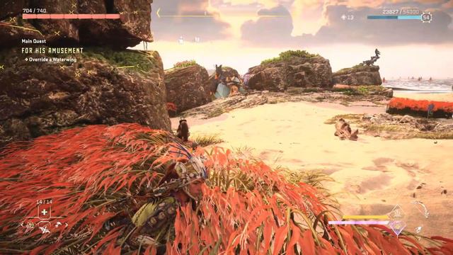 HORIZON FORBIDDEN WEST BURNING SHORES DLC PART 4 - For His Amusement - PS5 Gameplay смотреть онлайн