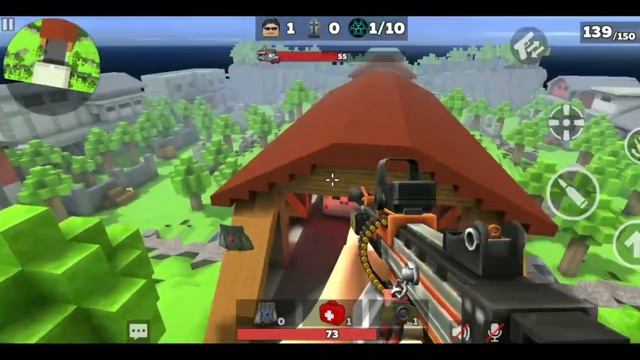 Cool nooks in the game "Kuboom" on the map "Bridge" смотреть онлайн