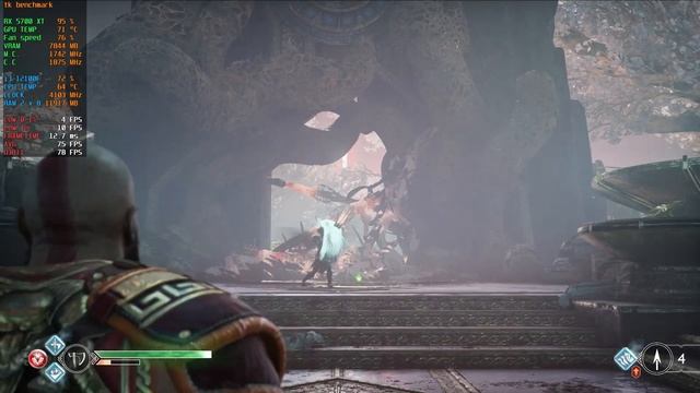 God of War RX 5700 XT | i3 12100f | 1440p (low, medium,high,ultra) смотреть онлайн