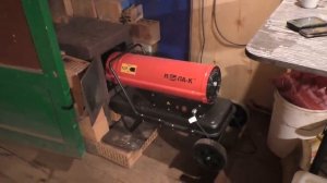 Дизельная тепловая пушка для обогрева гаража. /Стоит ли это делать?