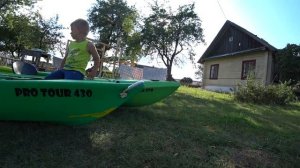 Обзор пластиковой байдарки AQUARIUS PRO TOUR 430