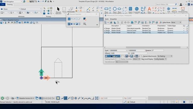 CAD MicroStation Criação Do Template Modo Auto Desenho