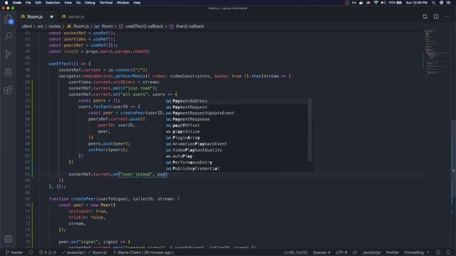 React Group Video Chat | simple-peer webRTC смотреть онлайн