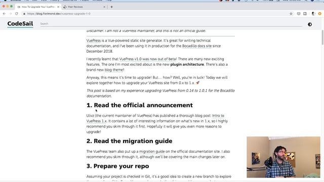 Web Design Critique: Florimond Manca's CodeSail blog смотреть онлайн