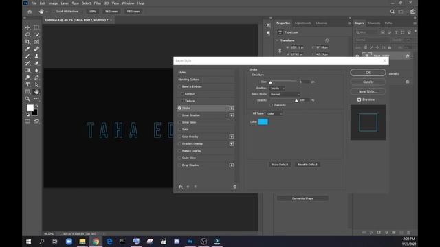 How to Create Outline Effect in Photoshop CC 2021 Updated смотреть онлайн