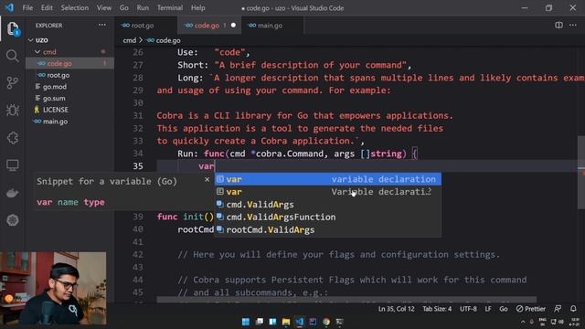 Build a CLI Application using Golang and Cobra Library — Cobra Tutorial смотреть онлайн