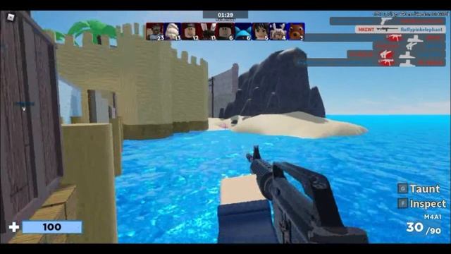 PLAYING ROBLOX ARSENAL FOR THE FIRST TIME! || Alyssa Xbox смотреть онлайн