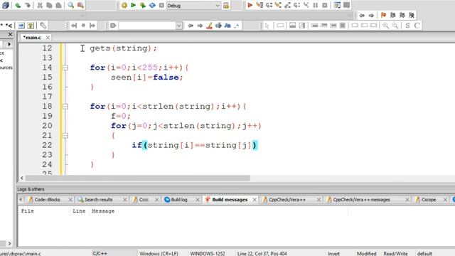 C Program to Count Occurrence of Characters in a String using Bool | C Programming смотреть онлайн