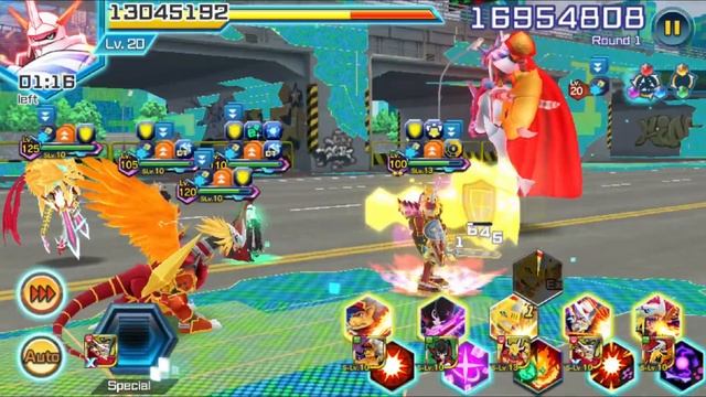 OMEGAMON Lvl.20 Clash Battle Guide: Max Damage- Digimon ReArise Global смотреть онлайн