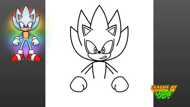 How to DRAW Modern HYPER SONIC - Sonic the Hedgehog смотреть онлайн