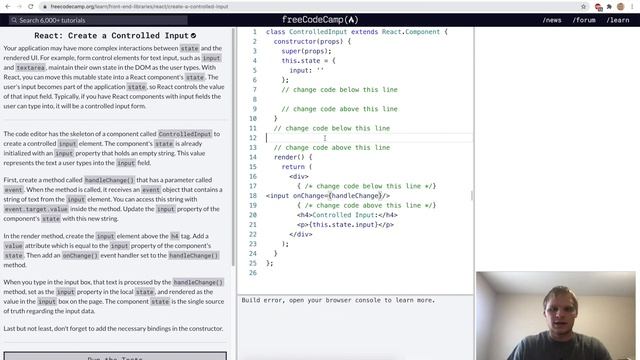 React | FreeCodeCamp смотреть онлайн