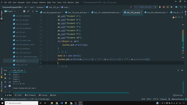 Advanced Java Practice Set смотреть онлайн