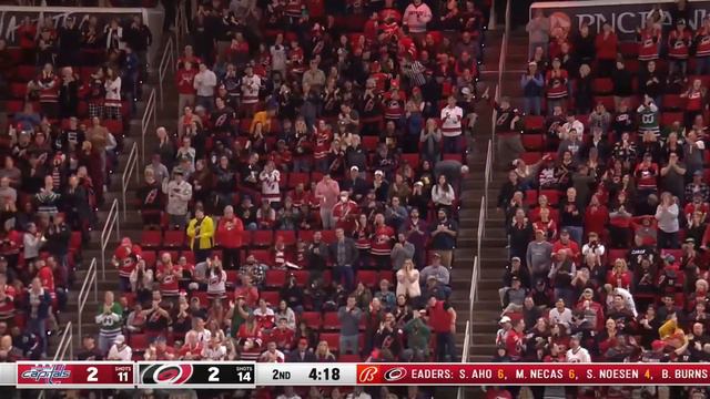 Andrei Svechnikov's rebound goal vs Capitals (31 oct 2022) смотреть онлайн