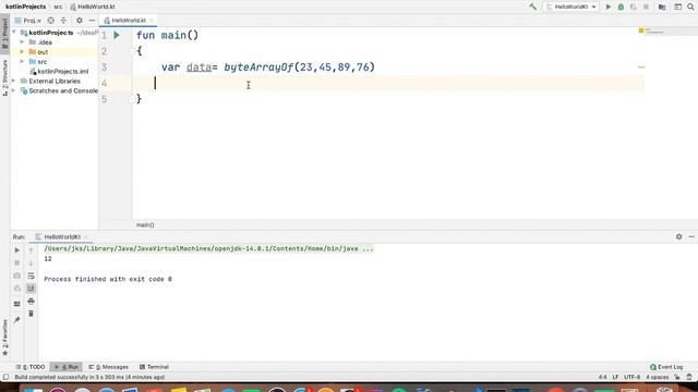 Kotlin byteArrayOf() method in hindi part -18 смотреть онлайн