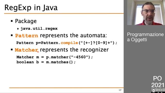PO 2021 - Lezione (Asincrona) del 14 Maggio - Espressioni Regolari in Java смотреть онлайн