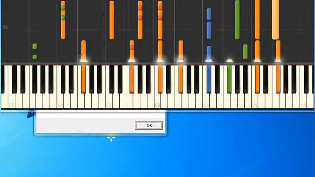 Sleeping in my car Roxette [Piano tutorial by Synthesia] смотреть онлайн