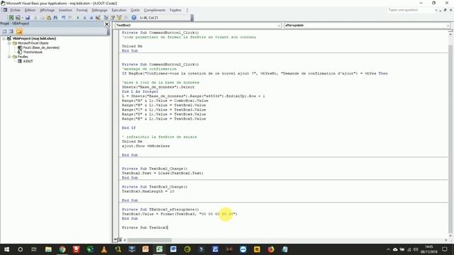 EXCEL - VBA DEBUTANT - MISE EN FORME D'UNE TEXTBOX смотреть онлайн