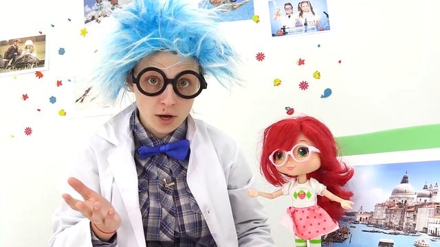 Развивающее видео как появились очки. Шарлотта Земляничка и Профессор смотреть онлайн