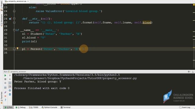 สอนไพธอน Python OOP: การสร้าง getter, setter ให้กับ attributes/properties (Java style) смотреть онлайн