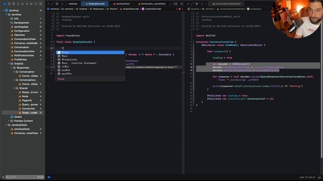 SwiftUI live coding - part 1 - Building the GraphQL data layer смотреть онлайн