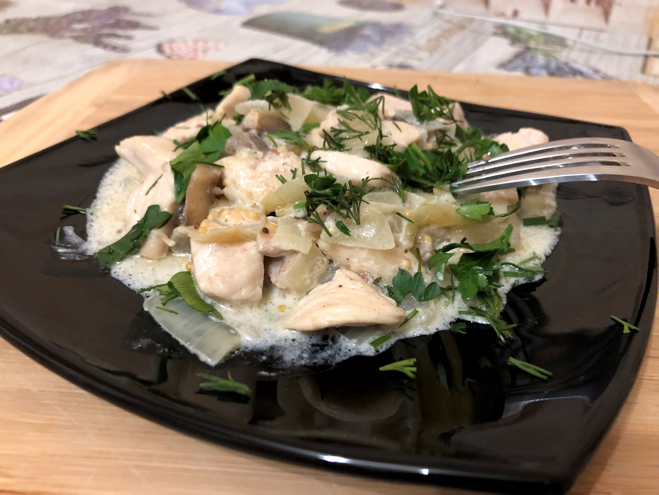 Готовлю КУРИЦУ С ГРИБАМИ в сливочном соусе