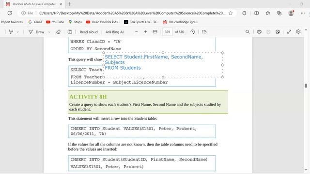 Databases SQL - AS LEVEL COMPUTER SCIENCE 9618 [Sir Usama Siddique] смотреть онлайн