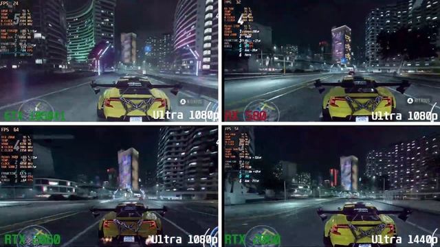 Need for Speed Heat Ultra graphics FX4100 GTX 1050ti - Ryzen 1700 RX580 - Ryzen 3600 RTX 2060 смотреть онлайн
