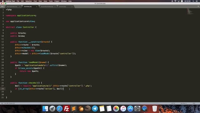 [PHP] Пишем простой MVC фреймворк. Контроль доступа. Часть #8 смотреть онлайн