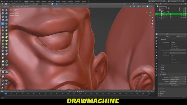 Live Sculpting Marcian Monster In Blender 1