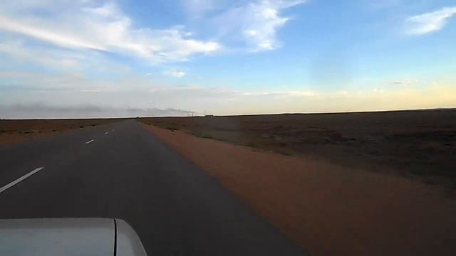 Из Коунрада (Қонырат) в Балхаш за семь минут на машине смотреть онлайн