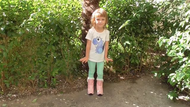 Классные сапожки из ПУ и плюша с Алиэкспресс обновки для девочки с Aliexpress смотреть онлайн