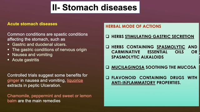 GIT Disorders & Medicinal Plants- Online Lec. 2 - Part A-1st Level- #Pharmacy смотреть онлайн