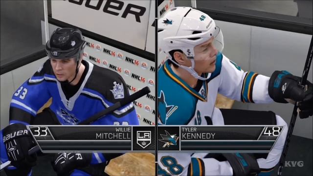 NHL 14 - San Jose Sharks vs. Los Angeles Kings Gameplay [HD] смотреть онлайн